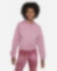 Low Resolution Nike Therma-FIT-hættetrøje med lynlås til større børn (piger)