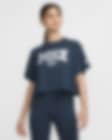 Low Resolution Nike Sportswear ruimvallend kort T-shirt met korte mouwen voor dames