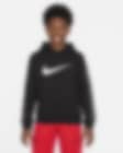 Low Resolution Nike Sportswear Repeat-pullover-hættetrøje i fleece til større børn (drenge)