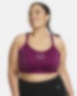 Low Resolution Nike Dri-FIT Indy Icon Clash Women's Light-Support Padded Graphic Sports Bra (Plus Size)