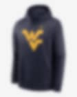 Low Resolution West Virginia Mountaineers Primetime Evergreen Club Primary Logo Men's Nike College Pullover Hoodie
