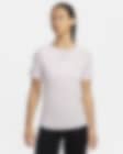 Low Resolution Γυναικεία κοντομάνικη μπλούζα για τρέξιμο Dri-FIT Nike Swift Wool