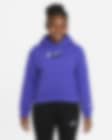 Low Resolution Nike Sportswear Big Kids' (Girls') Fleece Hoodie (Extended Size)