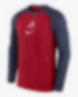 MLB Authentic Merchandise Nike Dri Fit Atlanta Braves TShirt Mens Small  Navy Red