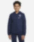 Low Resolution Paris Saint-Germain Fleece-Hoodie mit durchgehendem Reißverschluss für ältere Kinder