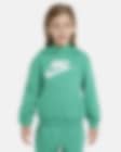 Low Resolution Sudadera con gorro para niños talla pequeña Nike Sportswear Club French Terry Pullover