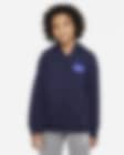 Low Resolution Dzianinowa bluza z kapturem i zamkiem na całej długości dla dużych dzieci FFF