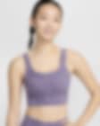 Low Resolution Nike Zenvy Tie-Dye Women's Medium-Support Padded Longline Sports Bra