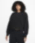 Low Resolution Sudadera con cuello redondo de tejido Fleece oversized para mujer Mod Crop Nike Sportswear Plush