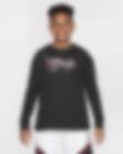 Low Resolution Chicago Bulls Essential Nike NBA Max90-T-shirt med lange ærmer til større børn (drenge)