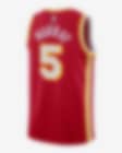 Atlanta Hawks Icon Edition 2022/23 Nike Dri-Fit NBA Swingman Jersey - University Red, 3XL