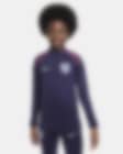 Low Resolution Ποδοσφαιρική μπλούζα προπόνησης Nike Dri-FIT Αγγλία Strike για μεγάλα παιδιά