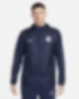 Low Resolution Chamarra con gorro de fútbol para lluvia Nike para hombre de la selección nacional de fútbol masculino de Estados Unidos Academy Pro