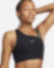 Low Resolution Asymmetrisk sport-BH med mediumstöd Nike Pro Swoosh för kvinnor