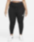 Low Resolution Nike Sportswear Swoosh Damen-Leggings mit hohem Bund (große Größe)