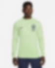 Brazil Strike Men's Nike Dri-FIT Knit Soccer Track Jacket