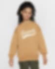 Low Resolution Sudadera de cuello redondo oversized para niña talla grande Nike Sportswear Club Fleece