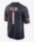 Men's Nike Justin Fields Navy Chicago Bears Game Jersey