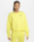 Low Resolution Γυναικεία φλις μπλούζα crop Nike Sportswear