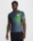 Low Resolution Nigeria Academy Pro Nike Dri-FIT warming-uptop met korte mouwen voor heren