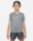 Low Resolution Tréninkové tričko Nike One s krátkým rukávem pro větší děti (dívky)