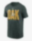 Low Resolution Oakland Athletics Team Scoreboard Men's Nike MLB T-Shirt