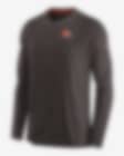 Low Resolution Nike Dri-FIT Lockup Coach UV (NFL Cleveland Browns) Men's Long-Sleeve Top