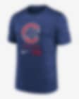 Low Resolution Chicago Cubs Large Logo Velocity Men's Nike MLB T-Shirt