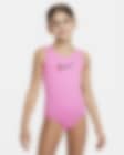 Low Resolution Traje de baño de una pieza con diseño de espalda en U para niñas talla grande Nike Swim