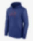 Low Resolution New York Mets Authentic Collection Practice Men's Nike Therma MLB Pullover Hoodie