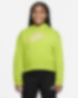 Low Resolution Nike Sportswear Club Fleece Big Kids' (Girls') Hoodie (Extended Size)