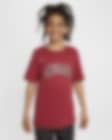 Low Resolution T-shirt con logo Chicago Bulls City Edition Nike NBA – Ragazzi