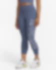 Nike NSW Varsity Swoosh Leggings Size L Womens Tight Fit Black Cu5074 010  for sale online