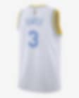 Nike Men's Los Angeles Lakers Association Edition Dri-Fit NBA Swingman Jersey, White, Size: Medium, Polyester