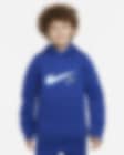 Low Resolution Φλις φούτερ με κουκούλα και σχέδιο Nike Sportswear για μεγάλα αγόρια