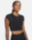 Low Resolution Nike Pro Dri-FIT Women's Short-Sleeve Cropped Top
