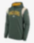 Low Resolution Nike Therma Athletic Stack (NFL Green Bay Packers) Men's Pullover Hoodie