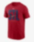 Low Resolution St. Louis Cardinals Team Scoreboard Men's Nike MLB T-Shirt