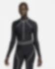 Low Resolution Nike Fusion Women's Long-Sleeve Hydroguard Crop Swim Top