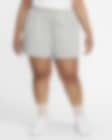 Low Resolution Shorts Nike Sportswear Club Fleece de tiro medio para mujer (talla grande)