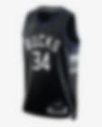 Low Resolution Giannis Antetokounmpo Bucks Nike Dri-FIT NBA-jersey voor heren