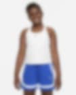 Low Resolution Nike Swoosh Big Kids' (Girls') Dri-FIT Tank Sports Bra (Extended Size)