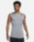 Low Resolution Camisola de fitness justa sem mangas Dri-FIT Nike Pro para homem