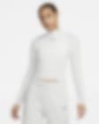 Low Resolution Nike Sportswear Essential Women's Ribbed Mock-Neck Long-Sleeve Top