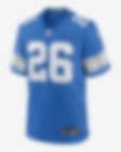 Low Resolution Jersey de fútbol americano Nike de la NFL Game para hombre Jahmyr Gibbs Detroit Lions