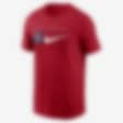 Low Resolution Boston Red Sox Team Swoosh Lockup Men's Nike MLB T-Shirt
