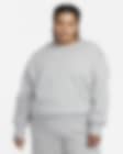 Low Resolution Nike Sportswear Phoenix Fleece ekstra stor sweatshirt med rund hals til dame (Plus Size)