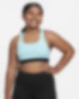 Low Resolution Nike Swoosh Big Kids' (Girls') Sports Bra (Extended Size)