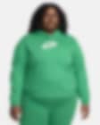 Nike Sportswear Club Fleece Women's Pullover Hoodie - Beige (Plus