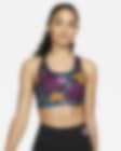 Low Resolution Nike Swoosh Icon Clash Women's Medium-Support Non-Padded Strappy Sports Bra
